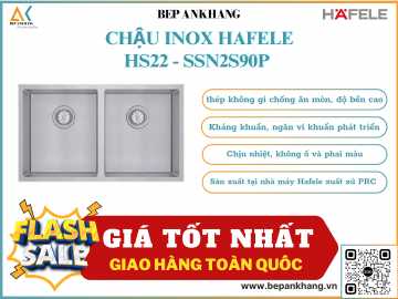 CHẬU INOX HAFELE  HS22 - SSN2S90P 567.94.000